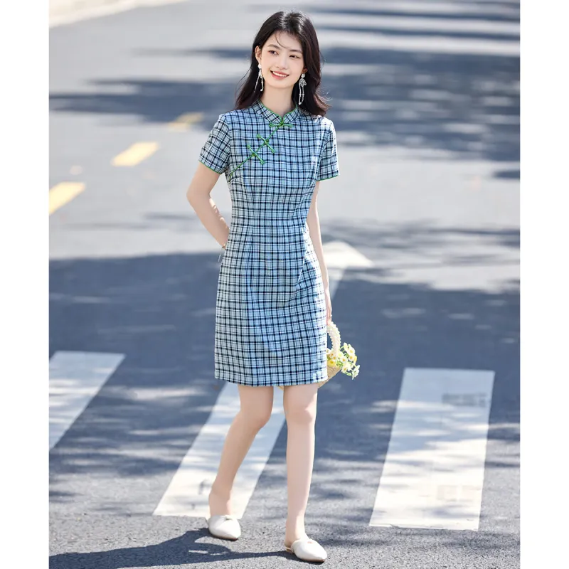 Still Quiet Short Sleeved Dress Women's-1