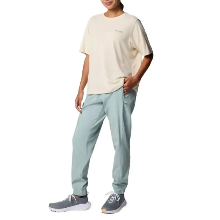 Columbia PFG Uncharted Regular T-Shirt Women's Lemon Wash-3