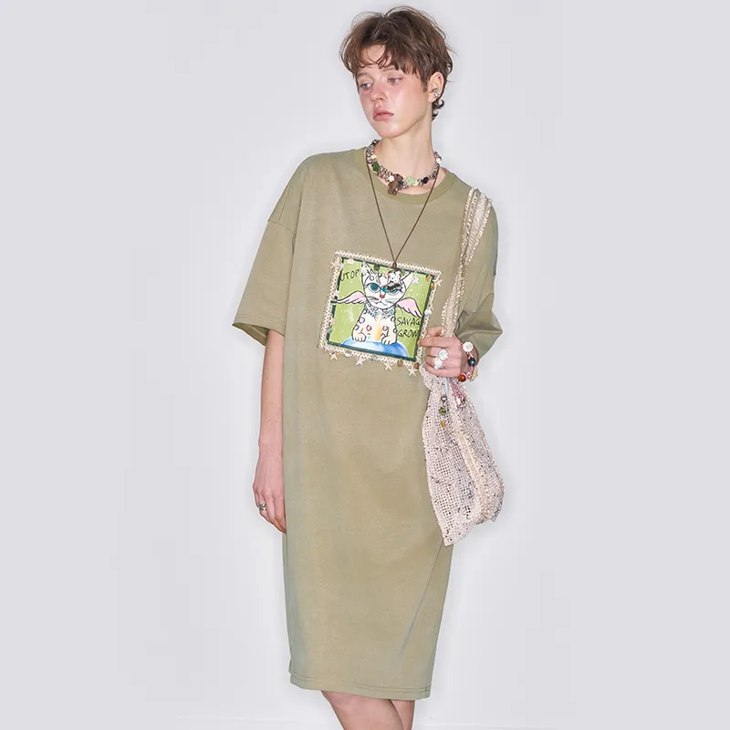 ELF SACK Short Sleeved Dress Women's-5