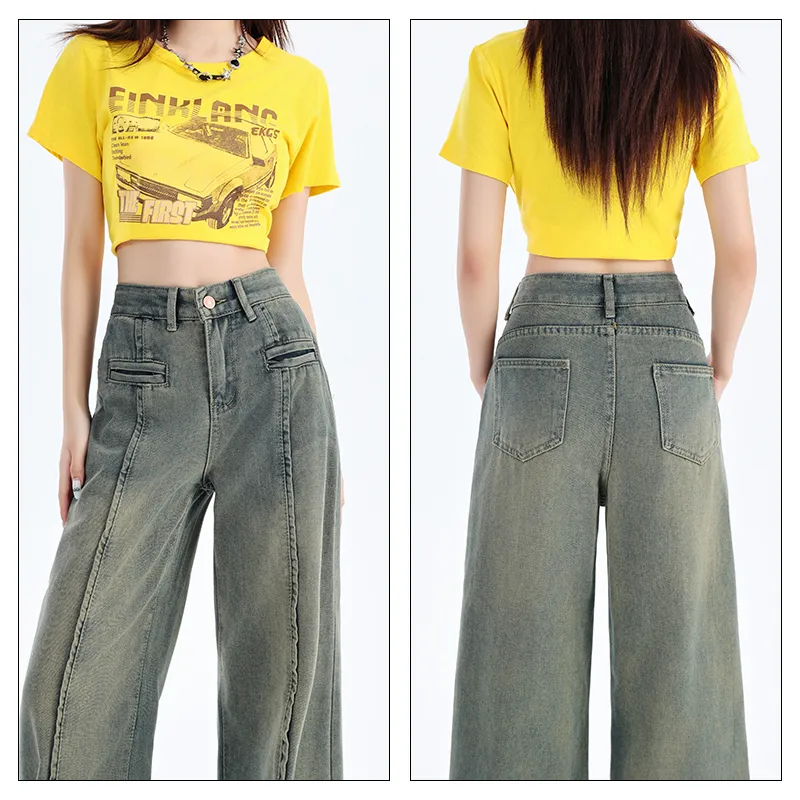 Kele Coco Jeans Unisex Vintage Blue-5