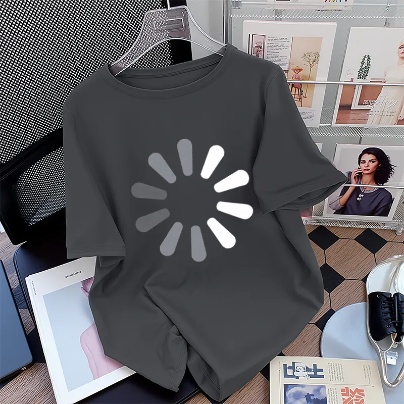 FAIRWHALE Drop Shoulder Sleeve T Shirt Women's-14