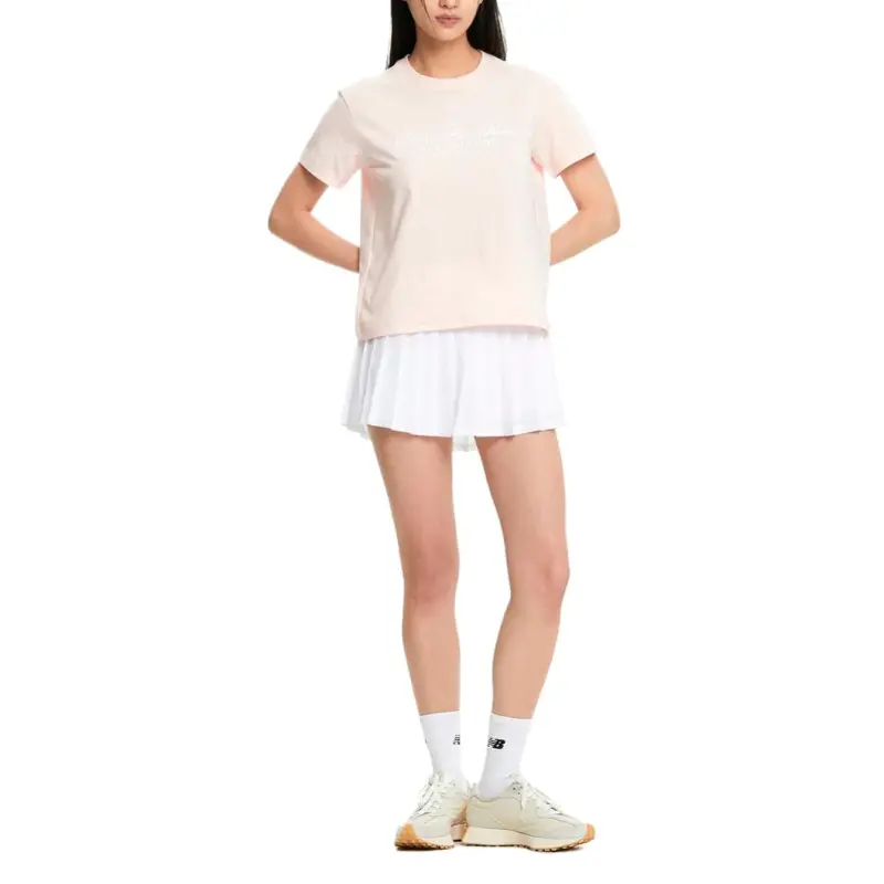 New Balance Heritage FW24 T Shirt Women's Pink-2