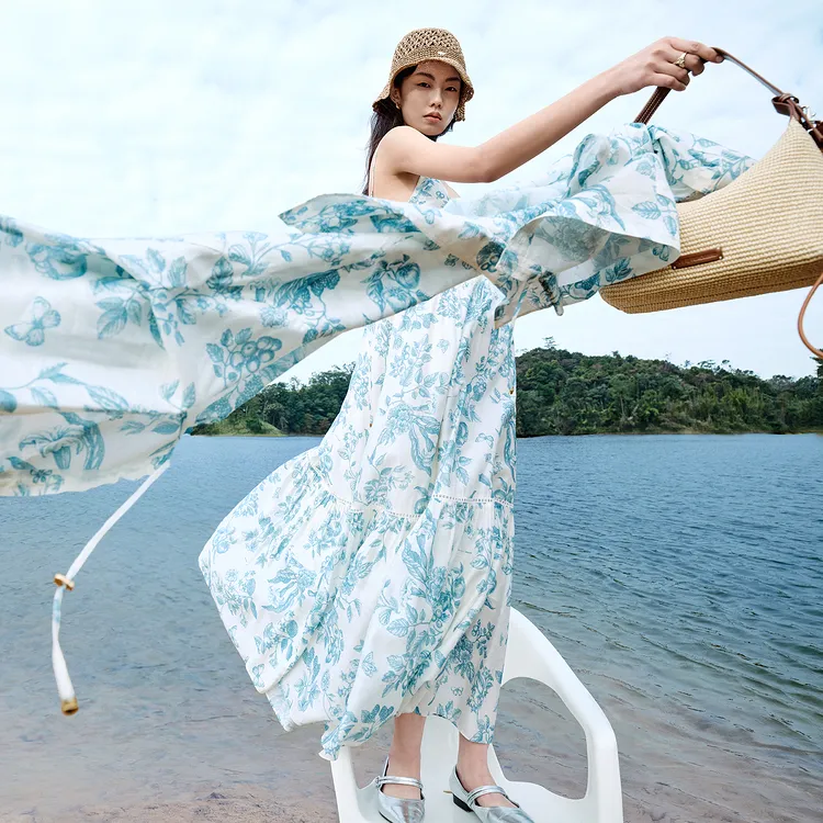 PEACEBIRD x Daria Song Slip Dress Women's-3