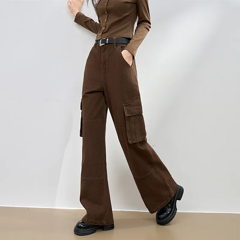 WESTLINK Jeans Women's Coffee-3