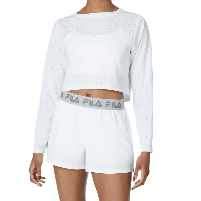 FILA Crop Tops Women's White 100-1