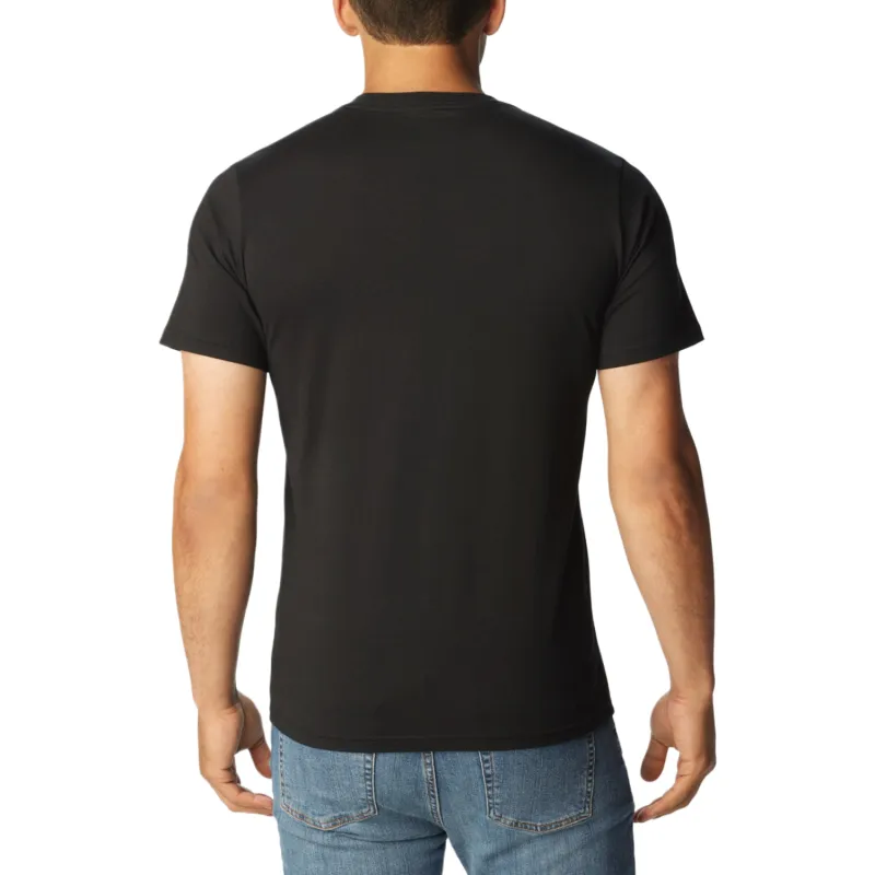 Columbia T Shirt Men's Black Vintage Logo-1
