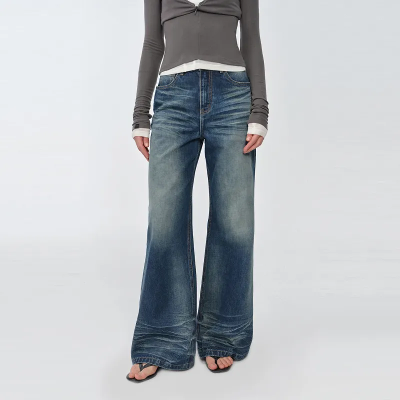 FIRELADY FUR Jeans Women's Blue-3