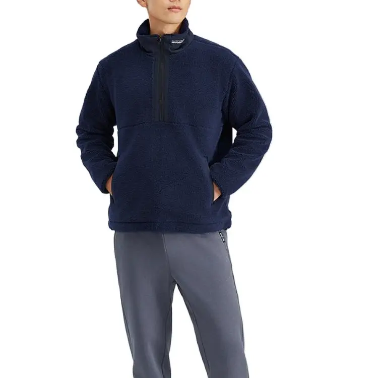 Skechers Velvet feel Coat Men's Marine Collegiate Blue-2