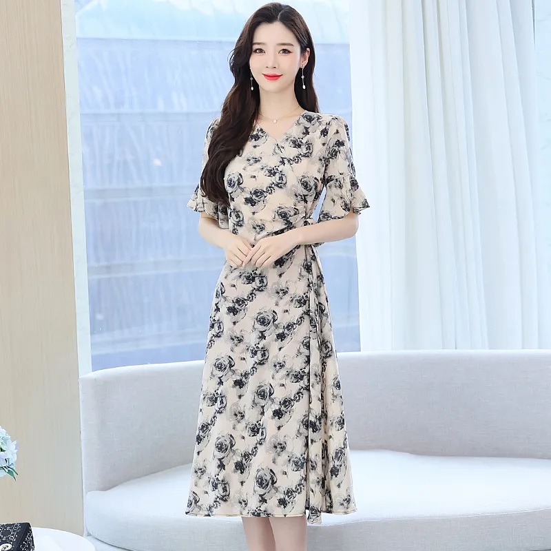 Pa33word Short Sleeved Dress Women's-11