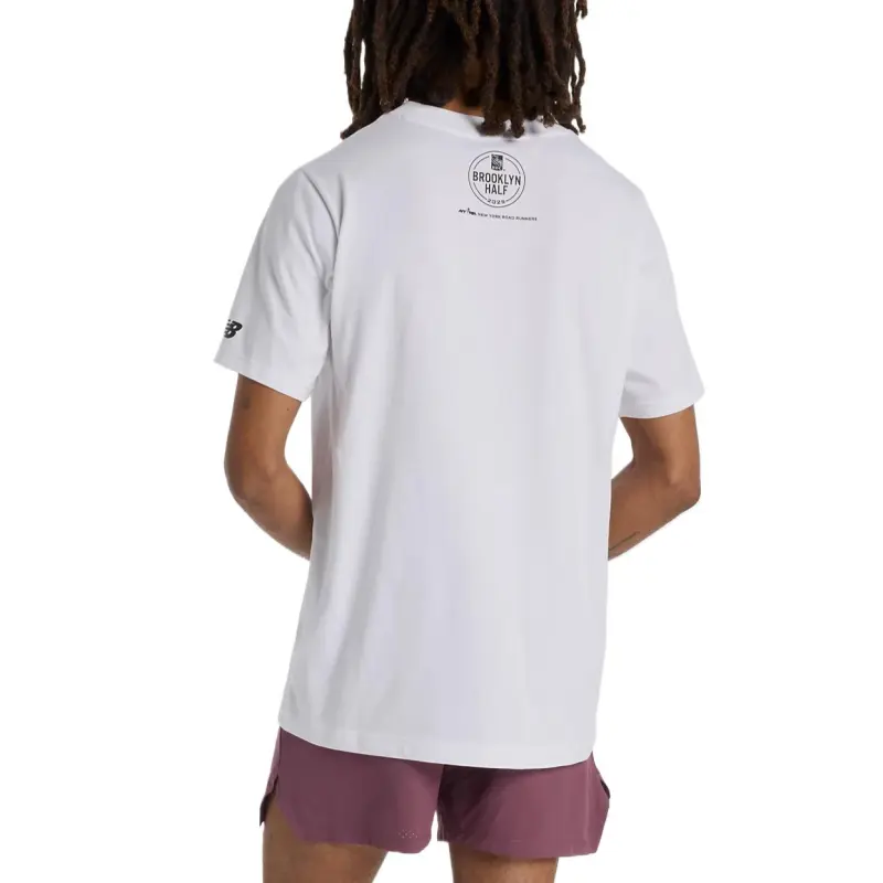 New Balance RBC Brooklyn Half T Shirt Men's White-2