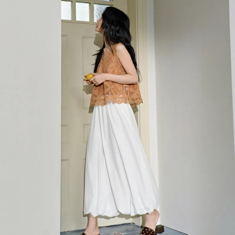 KUOSE Casual Pants Women's White-2