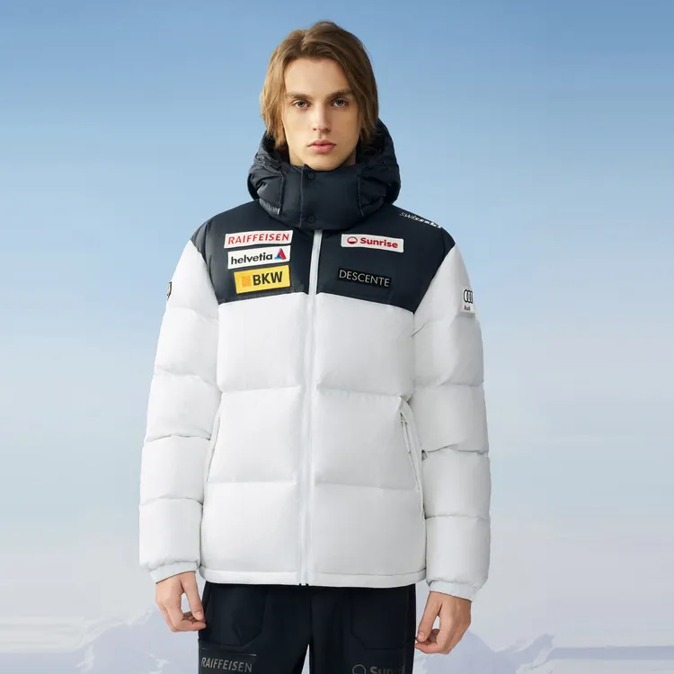 DESCENTE SKI STYLE Hooded Down Jacket Men's-19