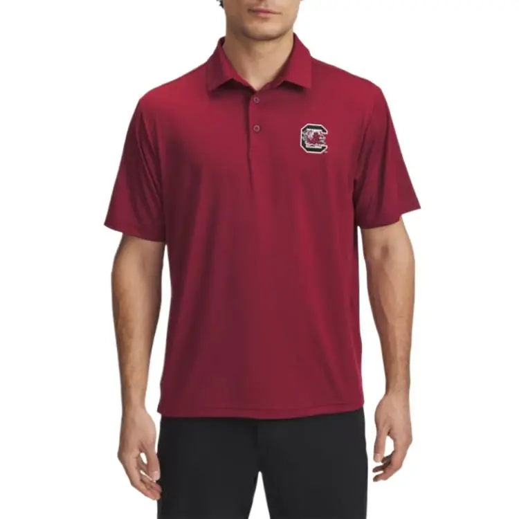Under Armour Collegiate Tee 2 Polo Shirt Men's Red-1