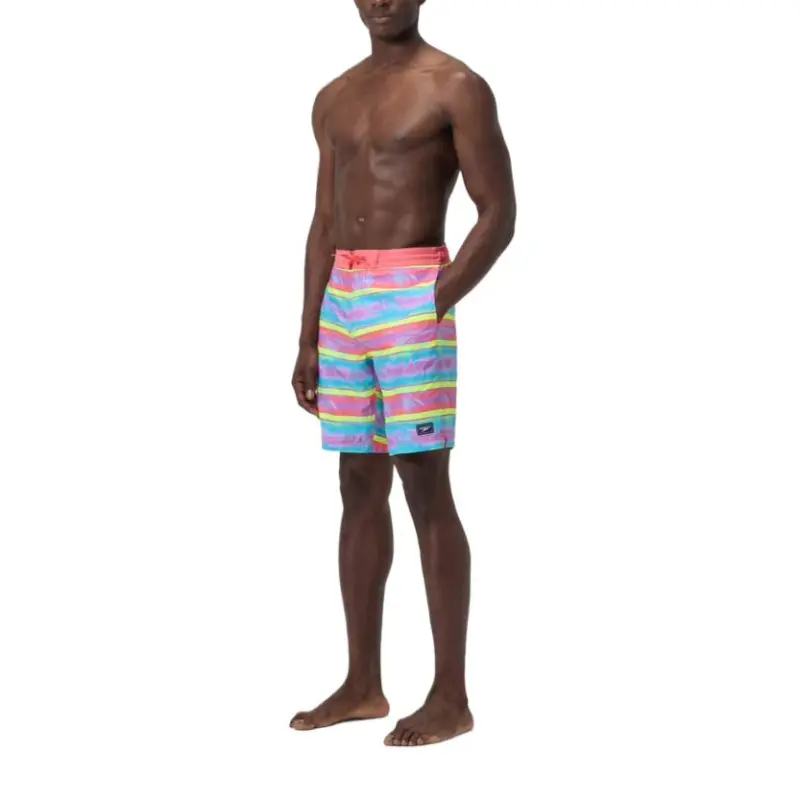 Speedo Beach Shorts Men's Orange Pink-3