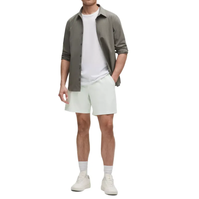 Lululemon ABC WovenAirPull On WovenAir™ Short Casual Shorts 7' Men's White White-2