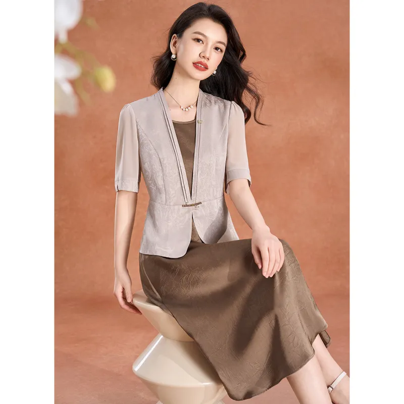 Mylan Skirt Set Cinched Waist Women's-5