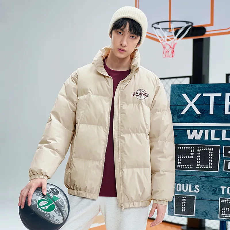 XTEP Down Jacket Men's Tofu Skin-5