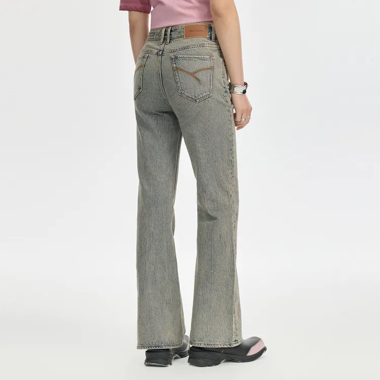 ABLE JEANS Women's Greengage Blue-5