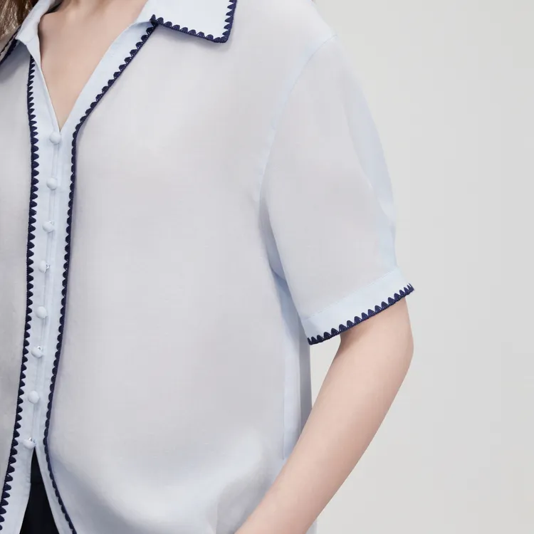 ELLE Shirts Women's Blue-5