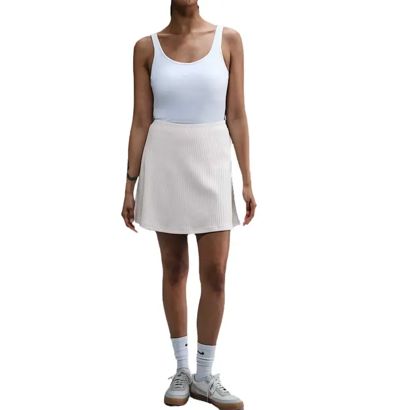 Nike SportswearSwoosh Casual Short Skirts Women's Ecru-2