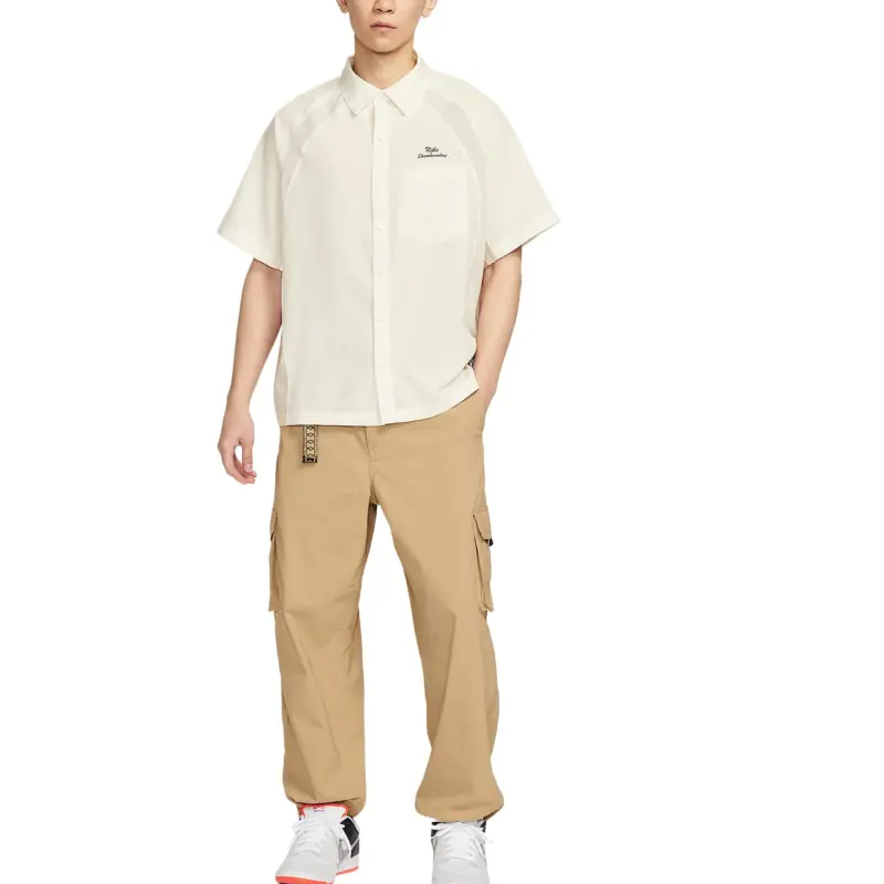 Nike Dri Fit Shirt Men's Canvas/Light Bone/Black-2