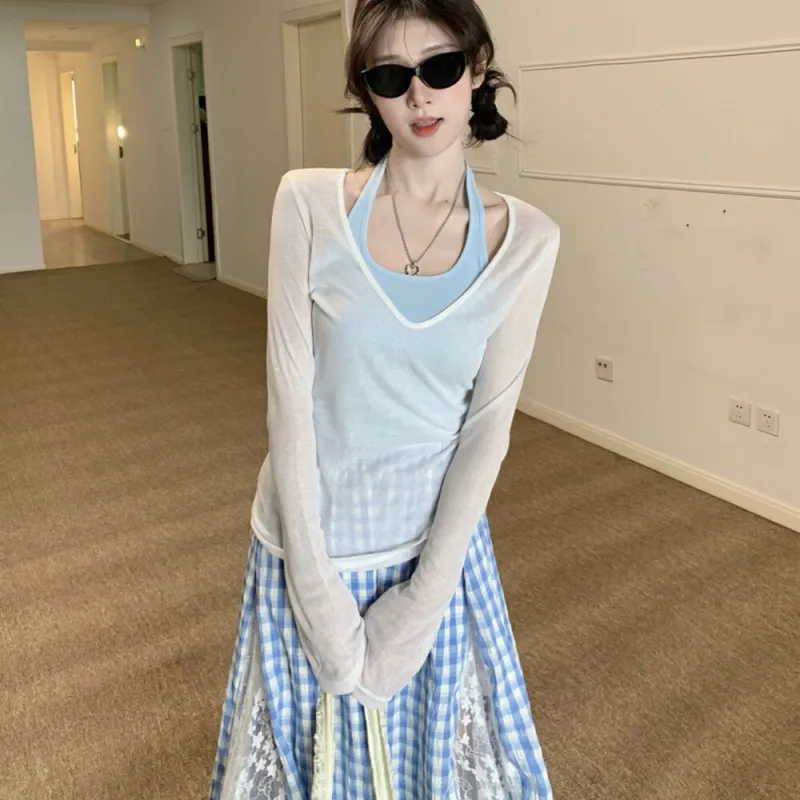 MISSHONEY MH Two Piece Skirt Sets Women's-3