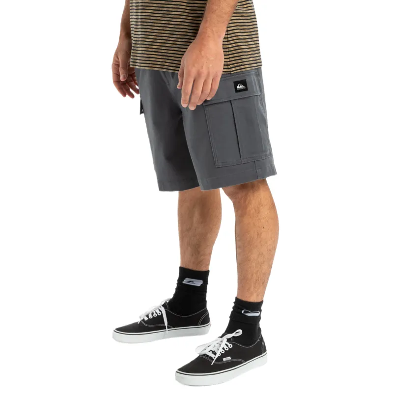 Quiksilver Cargo Shorts Men's Gray-4