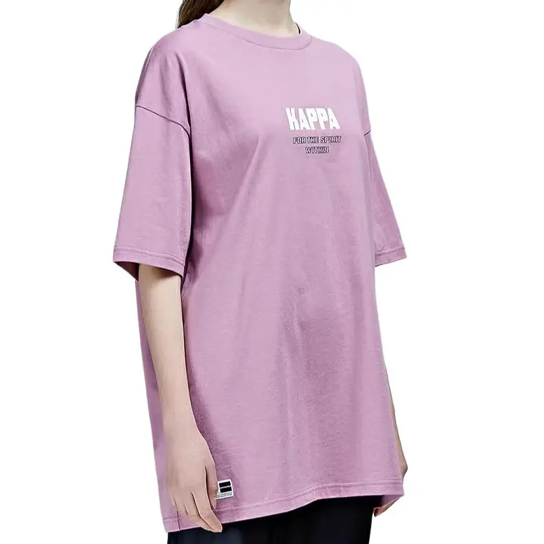 Kappa Oversize T-Shirt Unisex Beautiful Pink Purple-3