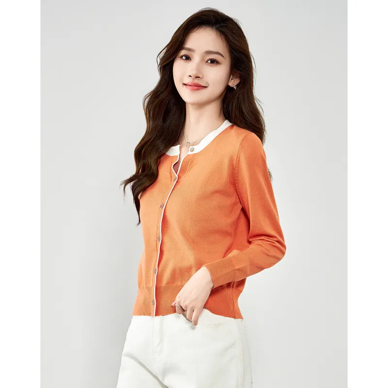 Love Elaine Knitwear Women's Orange-2