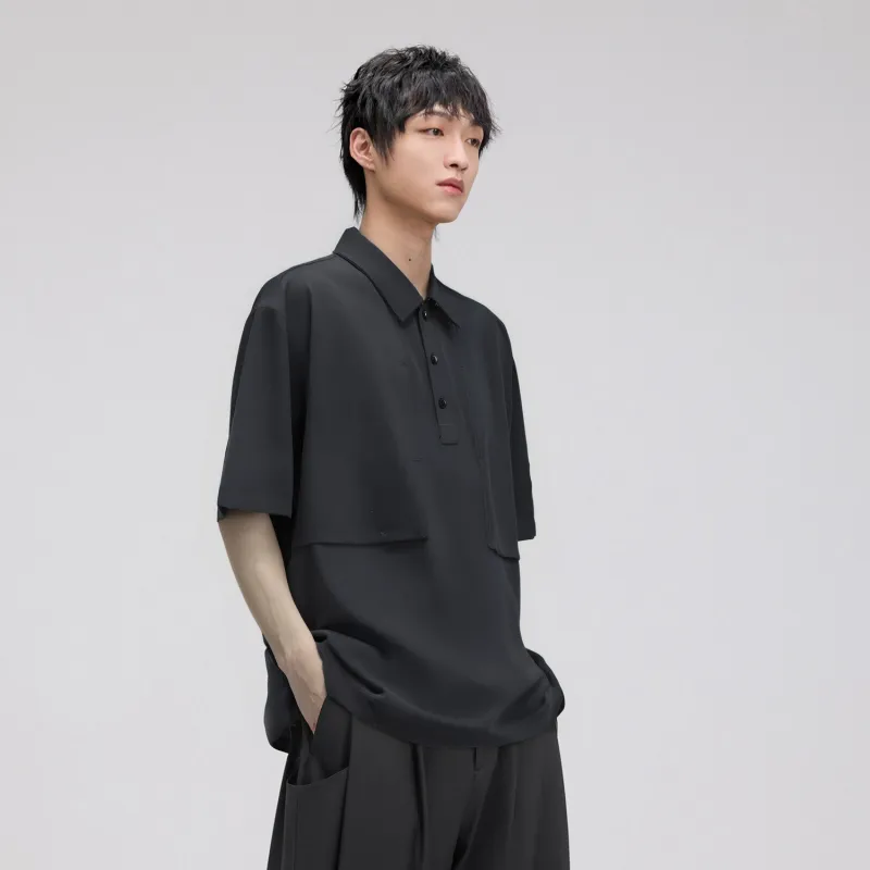 HERBEL Polo Shirts Men Black-2