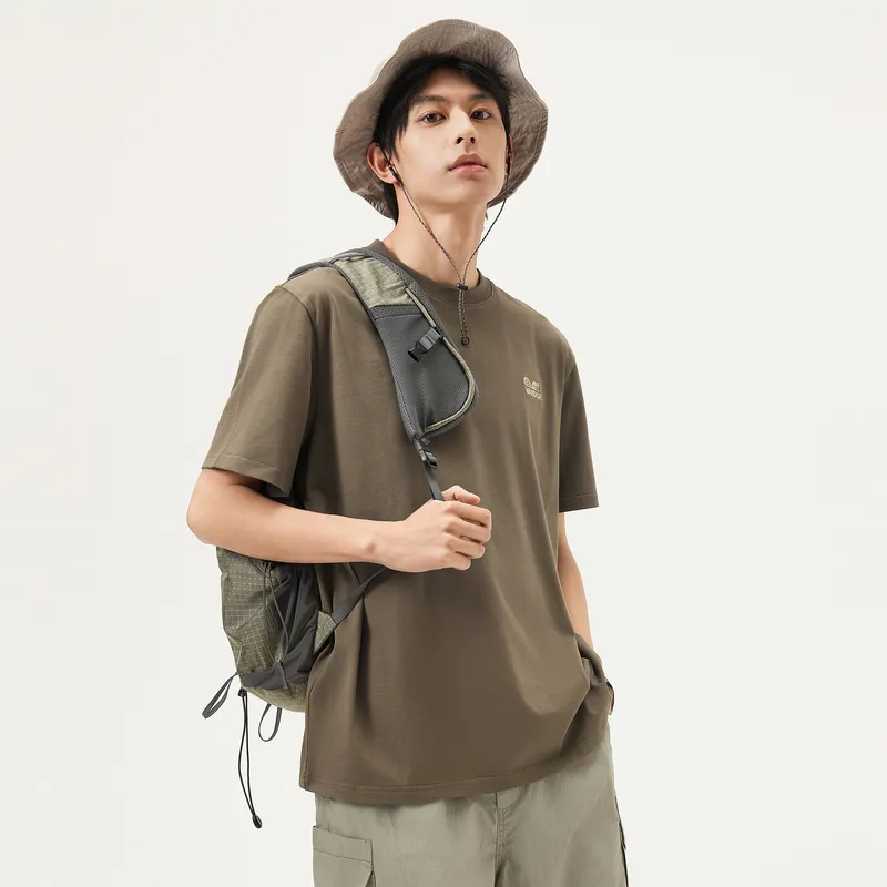 Gxg Jeans T Shirts Men Brown-3