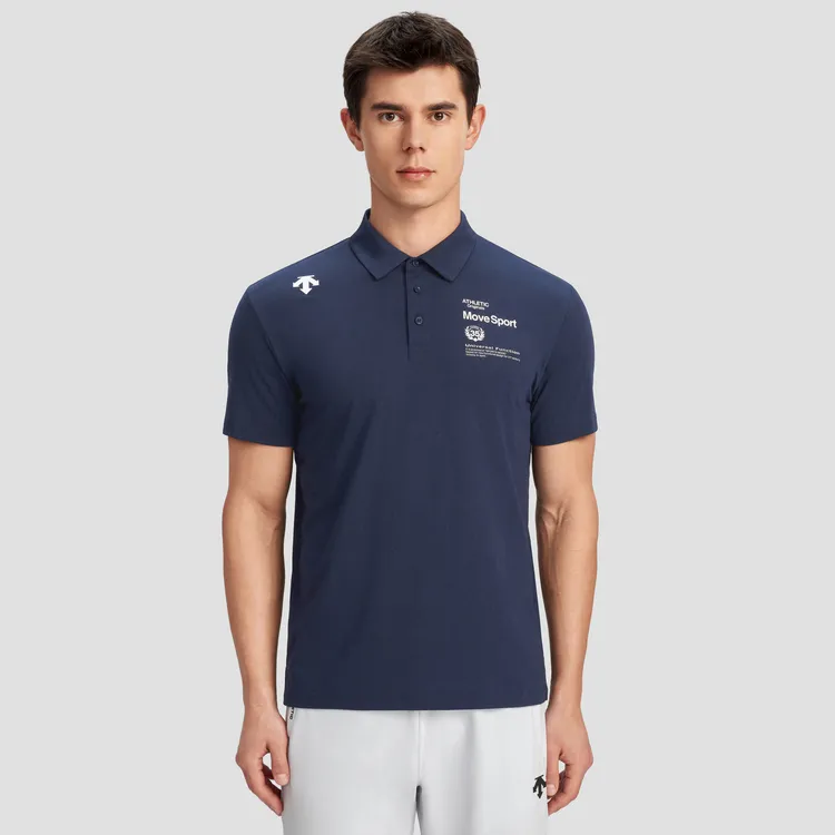 DESCENTE TRAINING Polo Shirts Unisex-15