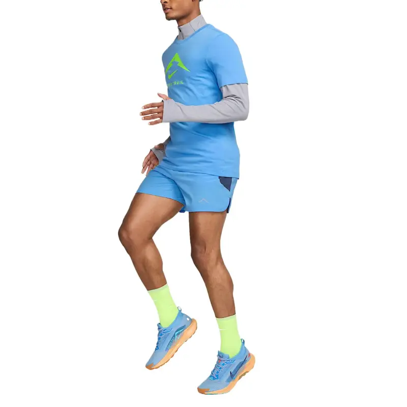 Nike Dri-Fit T-Shirt Men's University Blue/Volt-2
