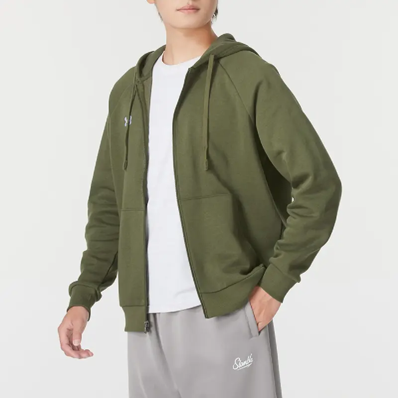 Under Armour Sweatshirt Unisex Green Shopping Bag Included-3