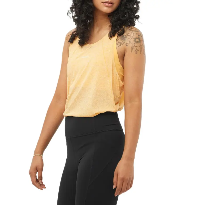 SALOMON Tank Top Women's Yellow-1