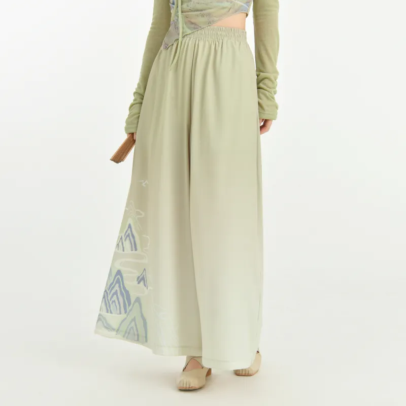 Snbl Casual Pants Women's Green-2