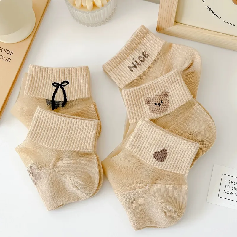 Gentle Welcome Summer Ankle Socks Women's Combo Set-1