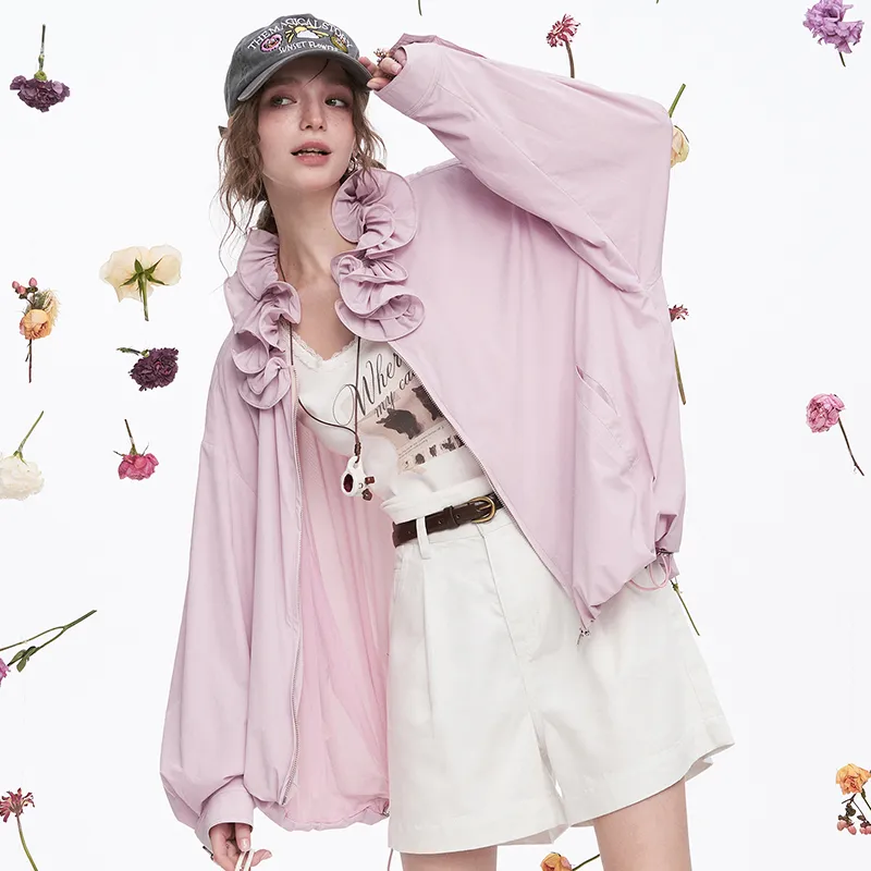 ELF SACK Cropped Coats Women's-9