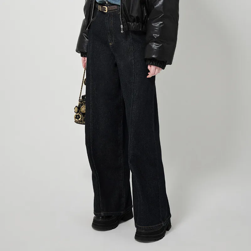 D'zzit Jeans Women's Dark Blue-6