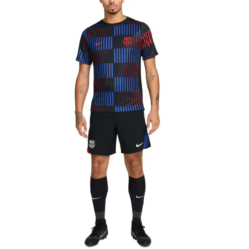 Nike Academy T Shirts Men Blue Black-2