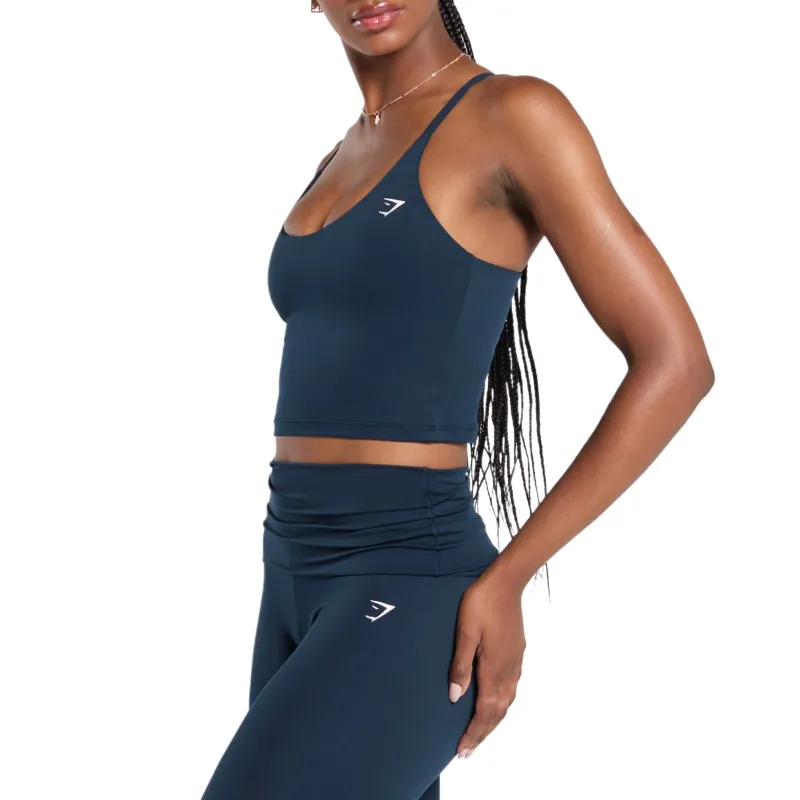 GYMSHARK Tank Top Women's Navy Blue-2