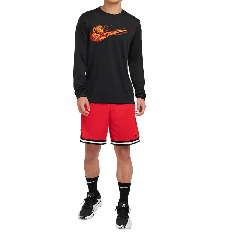 Nike T Shirts Men Black-2