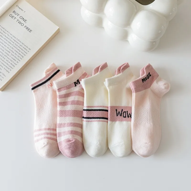 Gentle Welcome All Season All Ankle Socks Women's 5 Pack-4