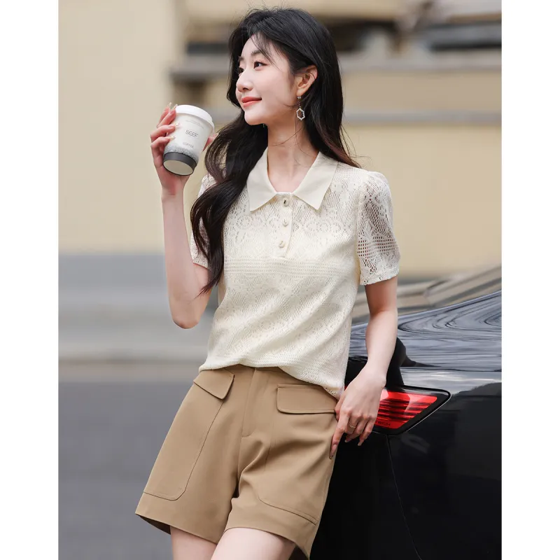 Like The Age Of Water Shirt Women's Apricot-2