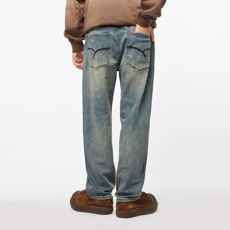 ABLE JEANS Men's Yellow Mud Blue-3