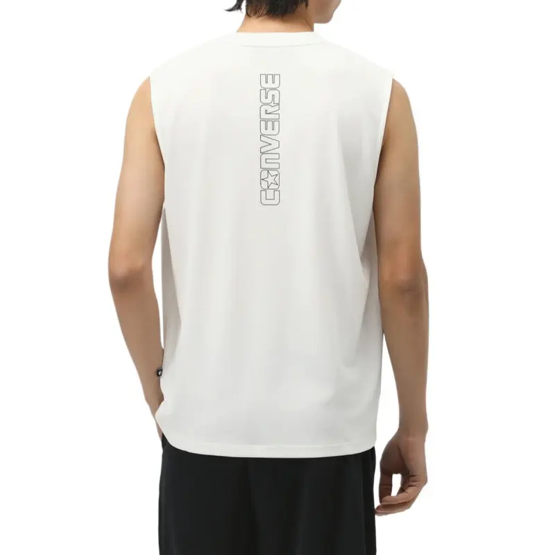 Converse Tank Tops Men White-3