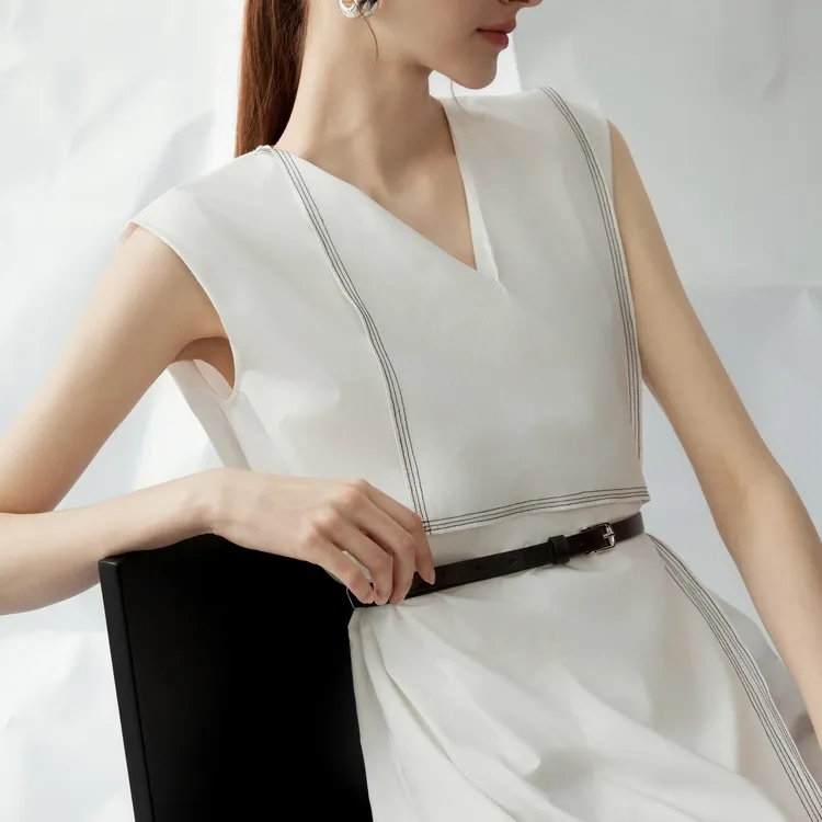 ELLE Sleeveless Dresses Women's-5