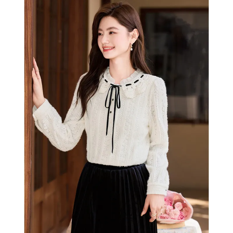 Like The Age Of Water Winter Sweatshirt Regular Women's Apricot-5