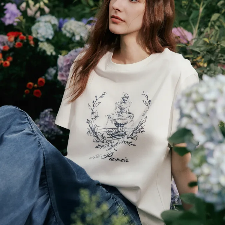 ELLE T Shirts Women's-3