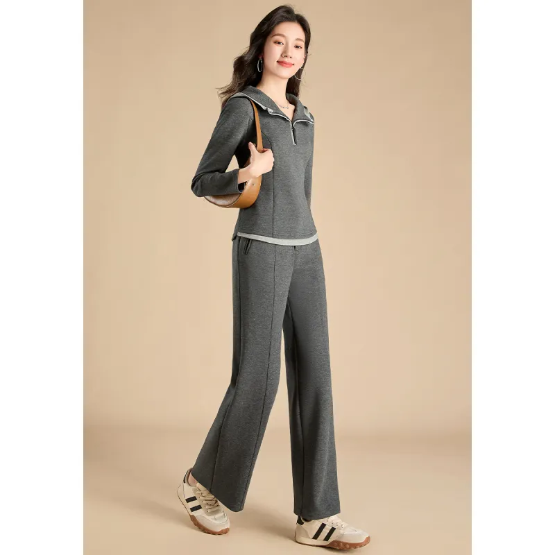 Mylan Spring, Fall Casual Suit Regular Women's Gray Collection Brand, Stay Updated With Event Alerts-6
